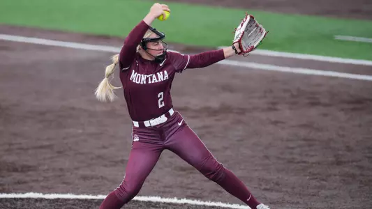 The Montana Grizzlies face off with the Northern Dakota Fighting Hawks at the University of Montana Softball Field on March 23, 2024 in Missoula, Montana.