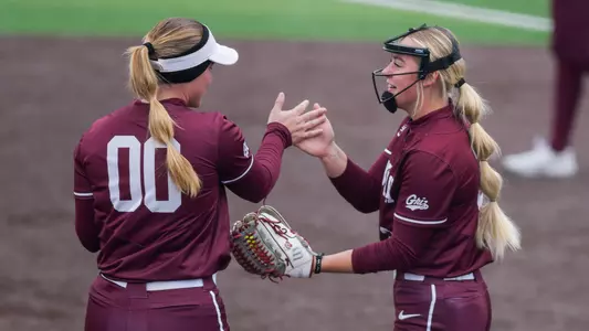 The Montana Grizzlies face off with the Northern Dakota Fighting Hawks at the University of Montana Softball Field on March 23, 2024 in Missoula, Montana.