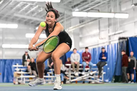 Montana played Sacramento State in a Big Sky Conference tennis match at the Peak on April 5, 2024 in Missoula, Montana.