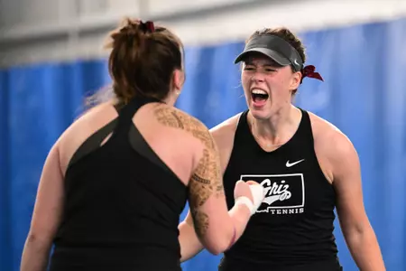 Montana played Sacramento State in a Big Sky Conference tennis match at the Peak on April 5, 2024 in Missoula, Montana.