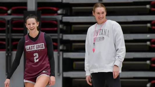 The Montana Grizzlies hosted their second practice of the 2023-24 season at Robin Selvig Court inside Dahlberg Arena on September 26, 2023 in Missoula, Montana.