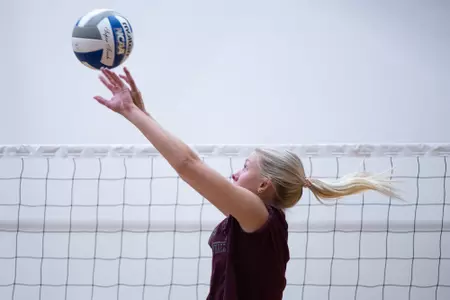 Scenes from Montana’s first volleyball practice on August 8, 2024 at the Adams Center.