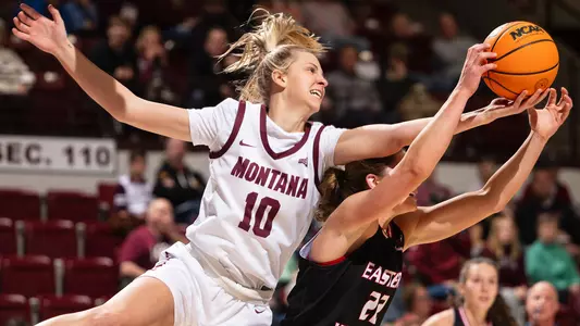 Montana beat Eastern Washington 78-70 on Robin Selvig Court at Dahlberg Arena in Missoula, Montana on Jan. 2, 2025.
