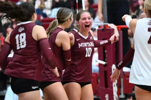 Montana plays Montana State in the first meeting of the Brawl of the Wild this season at Dahlberg Arena on October 25, 2024.
