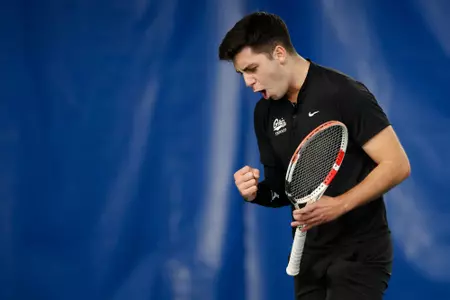 The Montana Grizzlies go against the North Dakota Hawks on Jan. 25, 2025, at the PEAK Racquet Club, in Missoula, Montana.