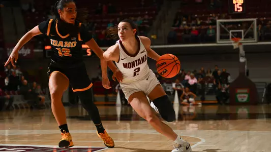 Montana plays against Idaho at Dahlberg Arena on Saturday, Jan. 4, 2025, in Missoula, Montana.