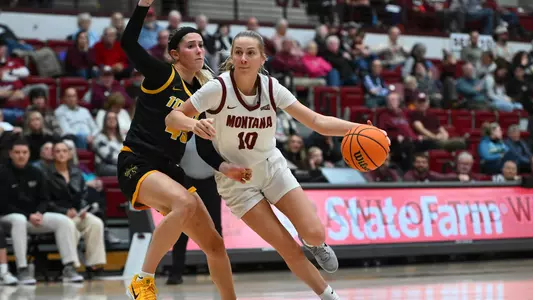 Montana plays against Idaho at Dahlberg Arena on Saturday, Jan. 4, 2025, in Missoula, Montana.