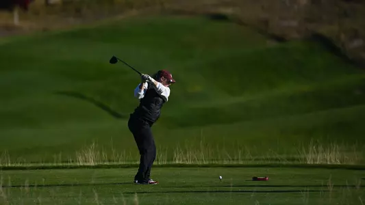 Montana plays during the Sun Mountain Intercollegiate at the Ranch Club in Missoula on Tuesday, October. 7, 2025.