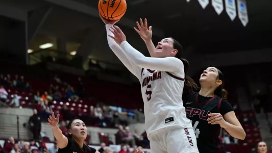 The Lady Griz plays against the Seattle Pacific Falcons at Dahlberg Arena on Tuesday, Nov. 4, 2025.
