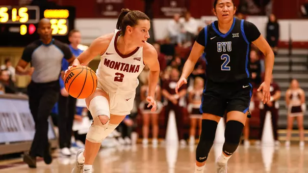 The Lady Griz fall to the Brigham Young Cougars, 70-69, at Dahlberg Arena in Missoula, Montana, on November 19th, 2025.