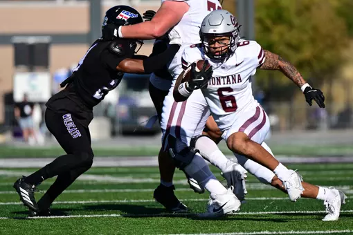 Montana plays against the Weber State Wildcats at Stewart Stadium in Ogden, Utah, on Saturday, Nov, 1, 2025.