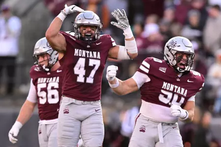 Montana beat Eastern Washington 29-24 at Washington-Grizzly Stadium on November 8, 2025 in Missoula, Montana