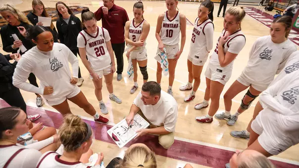 The Lady Griz played against the University of St. Thomas Tommies in Dahlberg Arena, in Missoula, MT, on December 6, 2025.