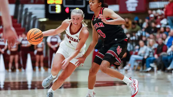 Utah defeats Montana 78-38 at Dahlberg Arena in Missoula, Montana on November 29th, 2025.
