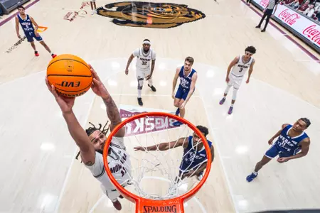 Montana beat Weber State 65-58 on Robin-Selvig Court at Dahlberg Arena in Missoula, Montana on February 15, 2025.