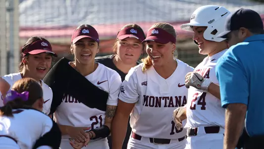 The University of Montana softball team defeats North Idaho softball, on October 26, 2024.