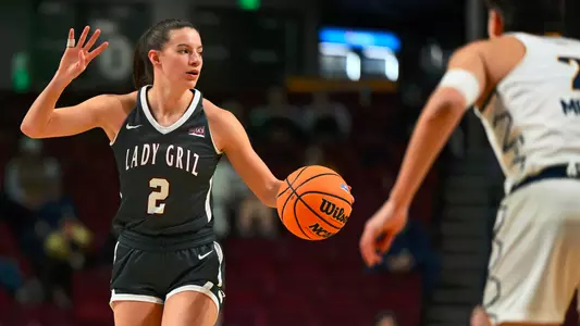 Montana plays the Northern Arizona University during the 2025 Big Sky Women's Basketball Championship at Idaho Central Arena in Boise on March 11, 2025.