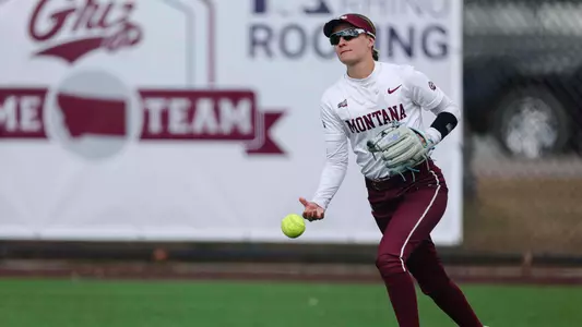 Montana softball goes against Oregon State on Friday March 22, 2025, in Missoula, Montana.