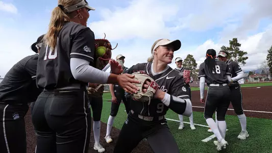 Montana softball goes against Portland State on Friday March 21, 2025, in Missoula, Montana.