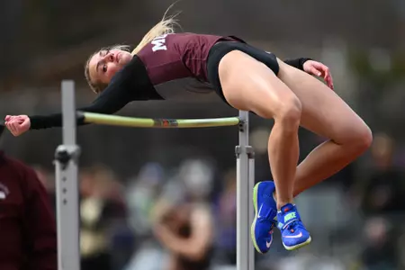 University of Montana athletes compete in the Al Manuel Invitational in Missoula on Saturday, March 29, 2025.