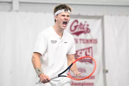 Montana faced Idaho in a Big Sky Conference tennis match at The Peak on Sunday, March 30, 2025.