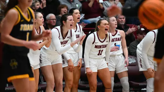 Montana plays against Idaho at Dahlberg Arena on Saturday, Jan. 4, 2025, in Missoula, Montana.