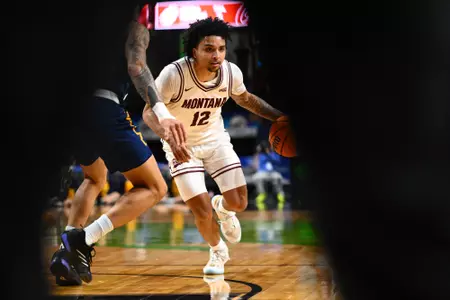 Montana beat Northern Arizona 74-65 during the 2025 Big Sky Men's Basketball Championship at Idaho Central Arena in Boise on March 9, 2025.