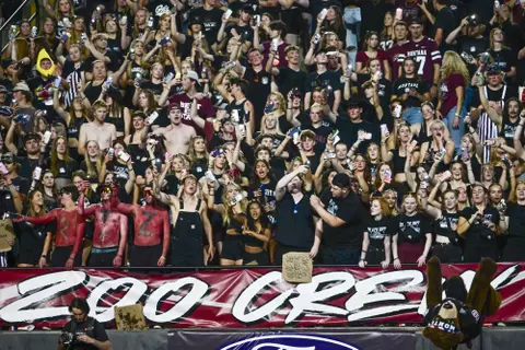 The Montana Grizzlies take on the Missouri State Bears in a game that ended in a Griz victory 29-24 in Washington-Grizzly on Aug. 31, 2024, in Missoula, Mont.
