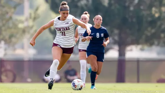 Montana soccer defeated Montana State Billings 5-0 at South Campus Stadium in Missoula, Montana on September 7th, 2025.