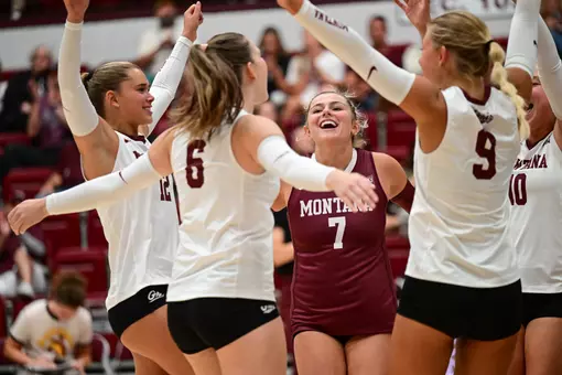 Montana plays against Oakland in Dahlberg Arena on Friday, Sept. 5 , 2026.