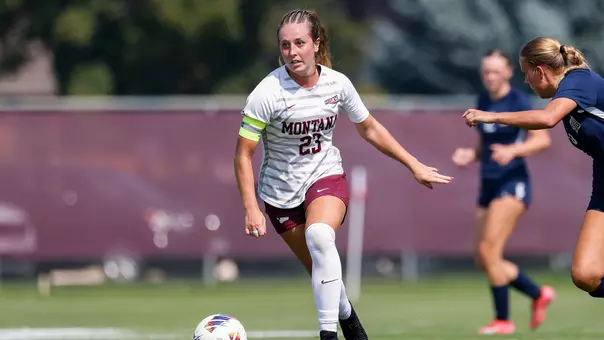 Montana soccer defeated Montana State Billings 5-0 at South Campus Stadium in Missoula, Montana on September 7th, 2025.