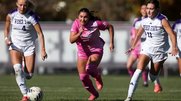 The University of Montana Grizzly soccer team takes on the Weber State Wildcats on Oct. 18, 2026, at Dornblaser Field, in Missoula.