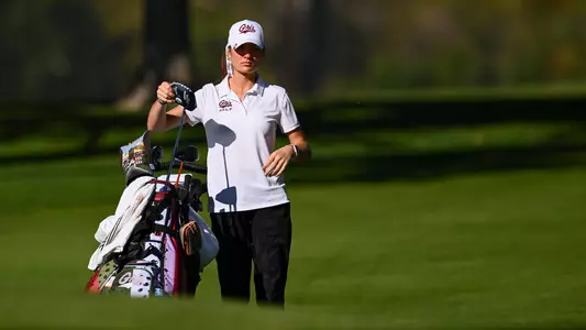 The University of Montana women’s tennis team play at Missoula Country Club golf course on Monday, Sept. 28, 2026.