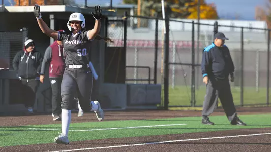 Action shots from the University of Montana Grizzlies’ softballs against Montana State Billings Yellowjacket on Oct. 24, 2026, at the Grizzly Softball Field, in Missoula.