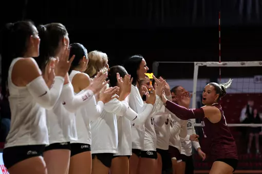 Action shots of the University of Montana Grizzlies’ Volleyball and the University of Idaho Vandals on Oct. 3, 2026, Dahlberg Arena, in Missoula, Montana.