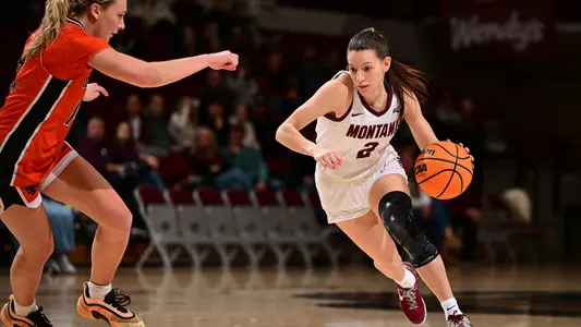 Montana faced the Idaho State Bengal on Robin Selvig Court in Missoula, Mont., on Feb 19, 2025.