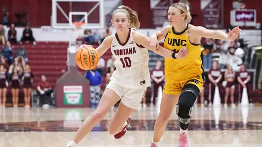 The Lady Griz face Northern Colorado at Robin-Selvig Court on March 2, 2026 in Missoula, Montana.