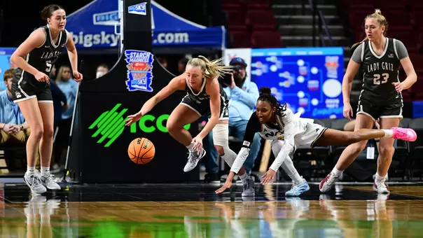 Lady Gtriz play Northern Arizona University at Idaho Central Arena in Boise on March 7, 2026.