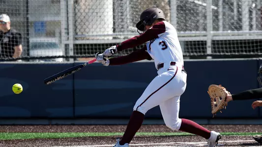 The University of Montana Grizzly softball team beats MSU Billings at a home game on April 3, 2026 in Missoula, MT.