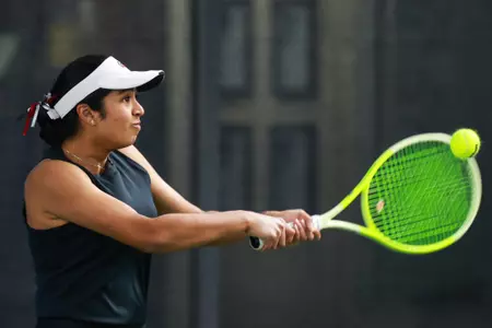 The Montana Grizzlies face the Idaho State Bengals at the Peak Racquet Club on April 5, 2026 in Missoula, Montana.