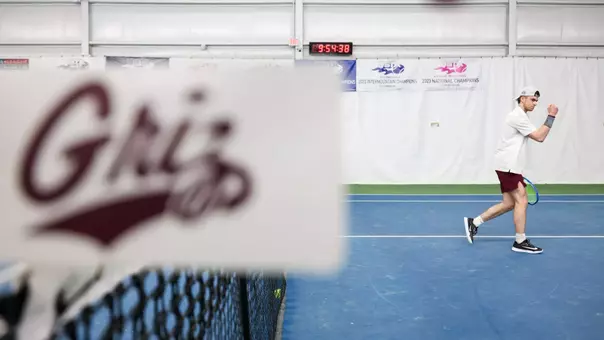 The University of Montana Men’s Tennis Team takes on NAU at home on April 5, 2026 in Missoula, MT.