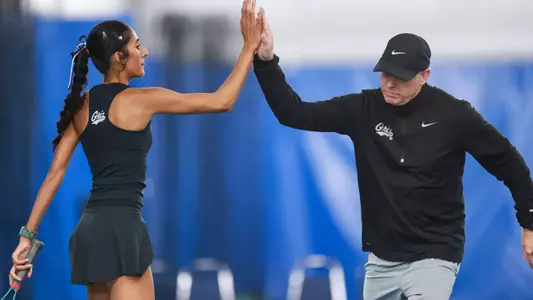 The Montana Grizzlies face the Idaho State Bengals at the Peak Racquet Club on April 5, 2026 in Missoula, Montana.