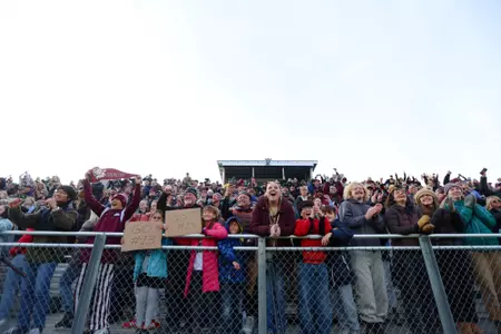 The Montana Grizzlies defeat the Weber State Wildcats, winning the Big Sky Championships, on Sunday November 9, 2025, in South Campus Stadium, in Missoula, Montana