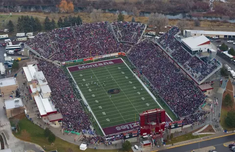 Washington Grizzly Stadium at the University of Montana.