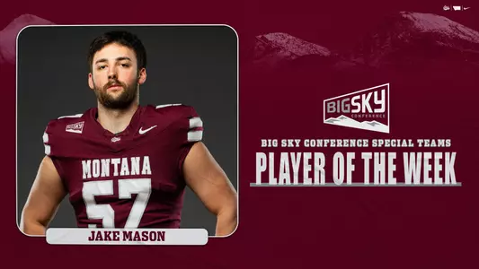 Jake Mason Special Teams Player of the Week