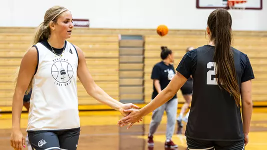 Scenes from the Lady Griz first practice in the WAG Gymnasium on Wednesday July 8, 2026, in Missoula, Mont.