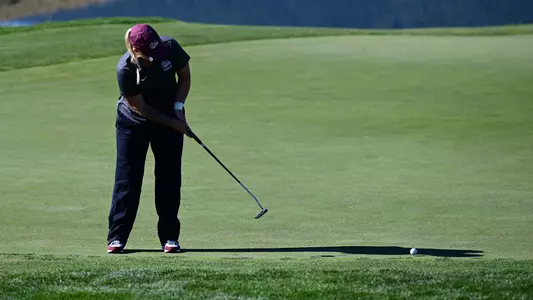 Montana plays during the Sun Mountain Intercollegiate at the Ranch Club in Missoula on Tuesday, October. 7, 2025.