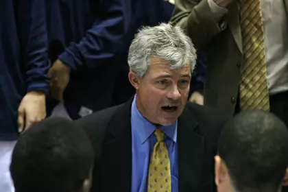 Head Men's Basketball Coach Jim Wooldridge In The Huddle