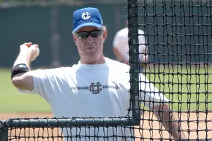 Assistant Coach Doug Smith Throwing Batting Practice
