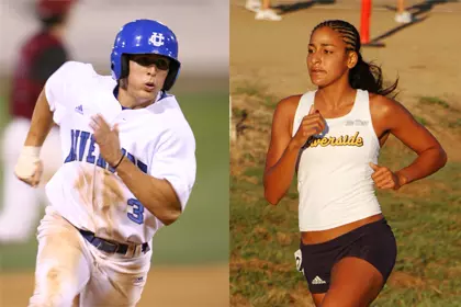 Joey Gonzales and Danielle Evans Scholar Athletes